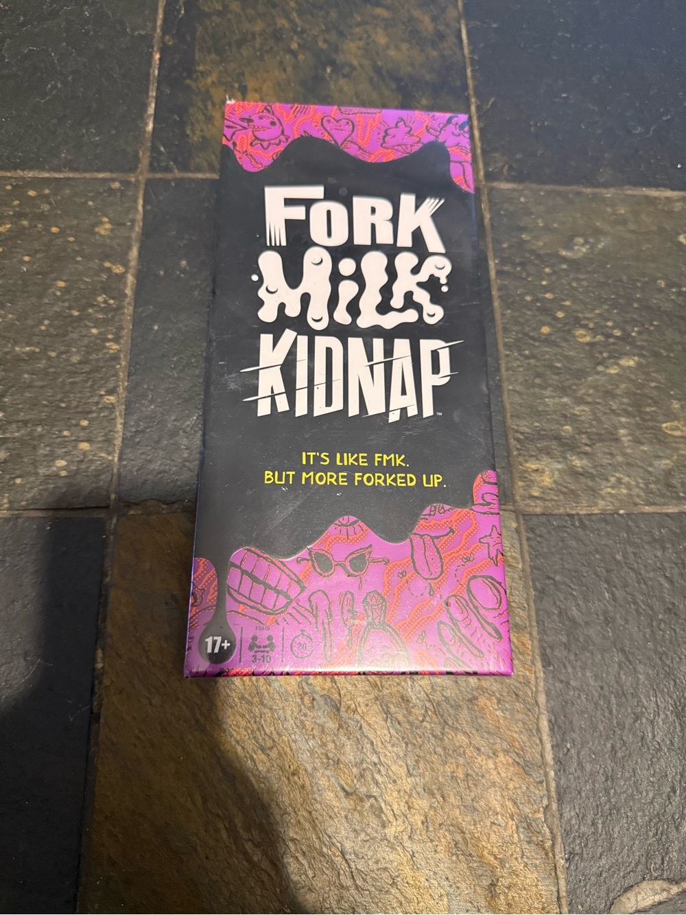 Hasbro Fork Milk: Kidnap Card Game — Black and Pink